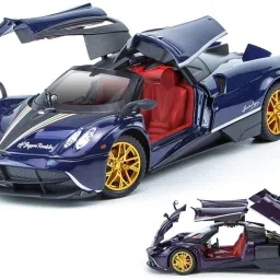 Pagani HUAYIRA Diecast Metal Pullback Toy car with Openable Doors & Light, Music-26