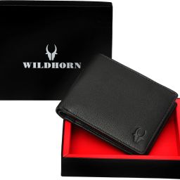 Men Formal Black Genuine Leather Wallet - Mini-image-76