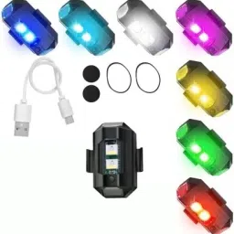 Best LED Light 7 Color + Flashing Modes for Drone Helmets Bike Aircraft Light_51 Shower Laser Light-image-56