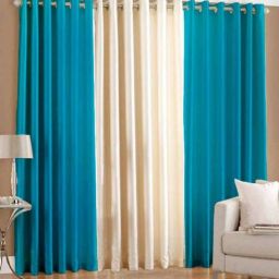 213 cm (7 ft) Polyester Semi Transparent Door Curtain (Pack Of 3)-19