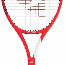 VCORE ACE (Tango Red, 260g) Red Strung Tennis Racquet-image-6