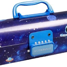 Lock compass box space compass Art Plastic Pencil Box-image-14