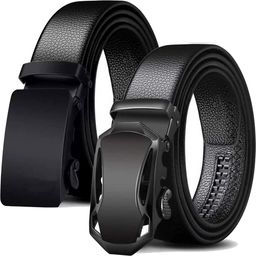 provogue Men Casual Black Artificial Leather Belt-picture-10