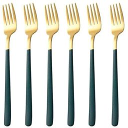 Stainless Steel Dinner Fork for Home/Kitchen, Mirror Polish, Salad Fork Stainless Steel Dessert Fork, Dinner Fork, Salad Fork, Fruit Fork Set-42