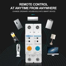 amiciSmart WiFi MCB, Circuit Breaker & Energy Meter with Over Voltage/Load Protection Smart Switch image 4