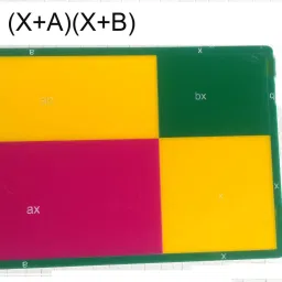 Model for lab(x+a)(x+b) dissectible with Base Plate for algebraic Math Formula in School Classroom or Home-35