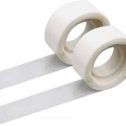 200pc Glue Dots for Foil, Latex, Confetti Balloon Adhesive, (Pack of 2 Rolls) Glue-13