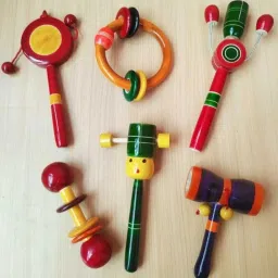 Wooden Handmade Rattles For New Born Baby Wooden Rattles Rattle-image-12