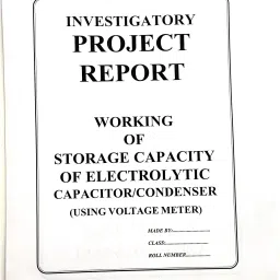 ontex electronics Storage Capacity of Electrolytic Capacitor Using Voltmeter Physics Project Educational Electronic Hobby Kit image 3