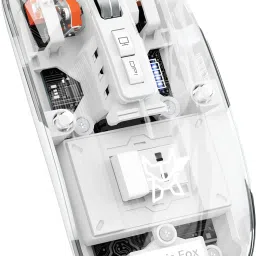 Arctic Fox Pureview Transparent Wireless and Bluetooth Rechargeable Mouse Wireless Ambidextrous OpticalGaming Mousewith Bluetooth-27
