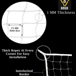 amur Anti Bird Net / Garden Net 6 x 8 Feet 48 SQ FT HDPE Nylon Balcony Net Hiking Net image 3