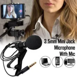 atarc 3.5mm Clip Microphone For Youtube | Collar Mike for Voice Recording | Lapel Mic Mobile, PC, Laptop, Android Smartphones, DSLR Camera Microphone Microphone image 5