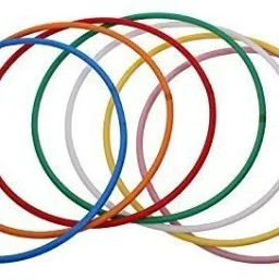 pp sons Plastic Ring Toss Quoits Hoopla Throw Game for Toddlers Competitive Tossing Game for Kids and Adults (Multicolor) image 3
