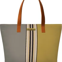 Women Green, Grey Tote - Regular Size-image-53