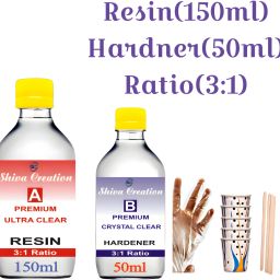 Premium Ultra Clear Resin(150ml) & Hardner(ml) Kit-image-10