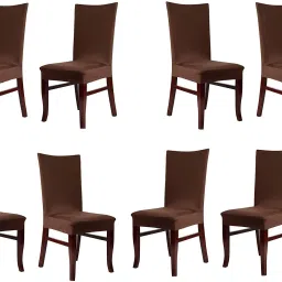 Polyester Plain 1 Seater Chair Cover-image-17