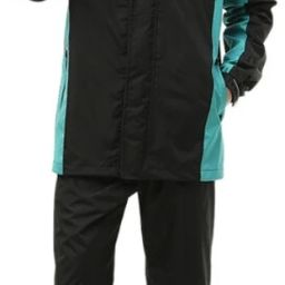 Colorblock Men Raincoat-image-56