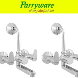 Uno Wall Mixer 2 in 1 with Overhead Shower Provision set of 2 pic 199 Wall Mixer with Overhead Shower Provision Wall Mixer Faucet-image-17