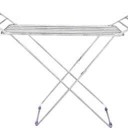 Steel Floor Cloth Dryer Stand Small Square Pipes Palang Rack-image-15