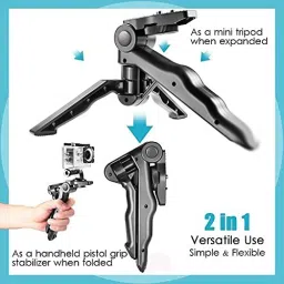 ASTOUND Handheld Mini Universal Smartphone Holder Tripod -a1 Single Gimbal for Mobile, Camera image 5