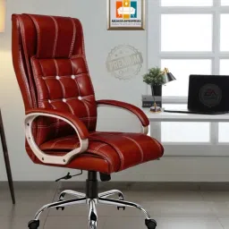 E.A Brown DIAMOND High Back Boss Premium Revolving Designer Chair Leatherette Office Executive Chair-picture-27