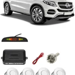 AB395 Silver Car Reverse Parking Sensor with LED Display 4 Sensor A395 Parking Sensor-image-91