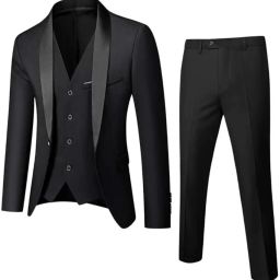 Men Stitched suit Solid Suit-image-96