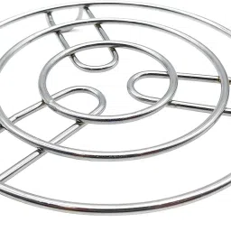 Wear Winks Stainless Steel Steaming Rack, Round Trivet Stand 1 PCS Kitchen Cooking Pot Steaming Tray Stand Stainless Steel Trivet-23