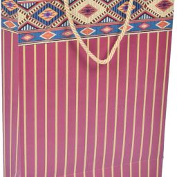 Paper Bags for Gifting on Weddings, Festive Occasions and Birthdays. Premium Thick Card"Indian Brocade" - Medium (23 x 33 x 9 CM) Printed Party Bag-image-70