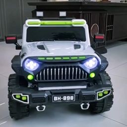 898 WHITE (1-8YRS) KIDS BATTERY JEEP Jeep Battery Operated Ride On-image-49