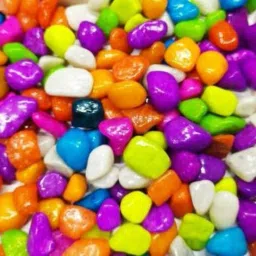 Multi Coloured Decorative Stones River Pebbles for Flowerpot, Garden and Aquarium Decoration Painted Asymmetrical Marble Pebbles-image-30