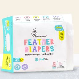 XS New Born Premium Feather Diaper Pant Style for Baby 0 to 5 Kg (44 Pack Offer) - XS-27