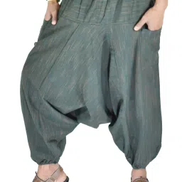 Self Design Cotton Men Harem Pants-image-62