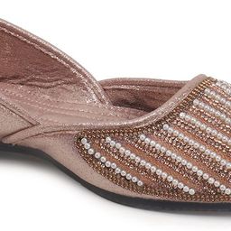 carlton london Women's Beaded & Embellished Ethnic Mojaris Mojaris For Women-picture-22