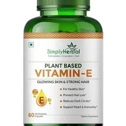 simply herbal Plant Based Vitamin E Capsules 10mg for Glowing Skin & Strong Hair-picture-6