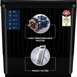 10 kg 5 star rating Midnight Series Semi Automatic Top Load Black-14