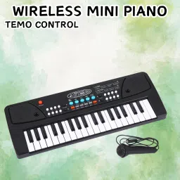 (Piano Keyboard) Toy with 37 Key, Recording and Mic, Adapter for DC Power F453 (Piano Keyboard) Toy with 37 Key, Recording and Mic, Adapter for DC Power F453 Analog Portable Keyboard-6