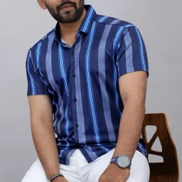 Men Regular Fit Self Design Casual Shirt-image-48