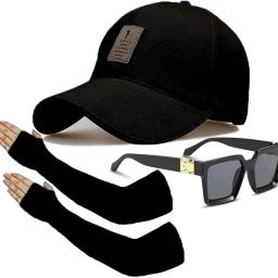 Solid, Self Design Sports/Regular Cap-image-38
