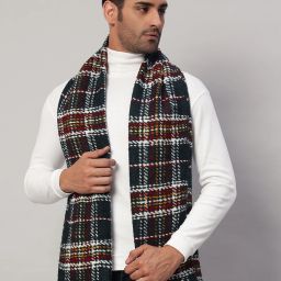 Ravaiyaa - Attitude Is Everything Checkered Men Muffler-image-19