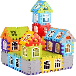 happy house Building Blocks Creative /Learning Educational Best Gift Children-11
