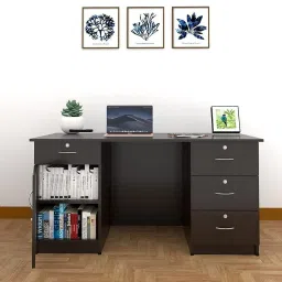 CASPIAN Furniture Office Table || Office Table || Study Table || Computer Table Engineered Wood Multipurpose Table image 2