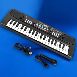 37-Key Musical Piano Keyboard with Microphone 430A1 Song Record Feaure_P756-image-5