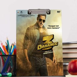 Dabangg 3 Digital reprint examination pad school collage Size 14x10 inch-25