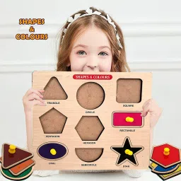 Learn Different Geometry Shapes and Name Puzzles Board Educational Learning Toys-image-31