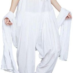 Pure Cotton Solid Women ["White"] Salwar-image-44