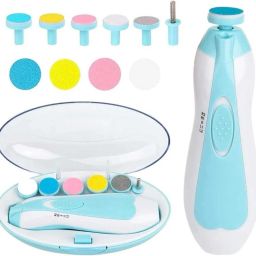 Baby Nail Cutter Clippers KiQFile for Kids Safe Electric Baby Nail9Trimmer-image-38