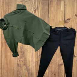 Men Linen Ethnic Top Pant Set-image-4