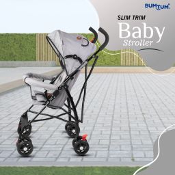 bumtum Baby Slim Trim Stroller/Pram For 6 to 36 Months, Reclining backrest For Kids Stroller image 2