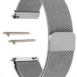 Senix 22mm Stainless Steel Band Strap Magnetic Strap for Samsung Watch (46mm) Gear S3 Frontier & Classic Smart Watches,Amazfit Pace,ASUS ZenWatch 2 22 mm Stainless Steel Watch Strap-image-50
